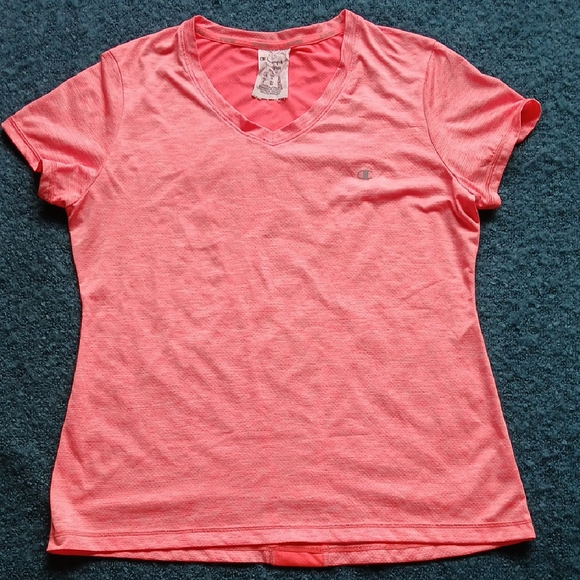 Champion Tops - Champion Pink Fitted Short Sleeve Tee‎ Sz L